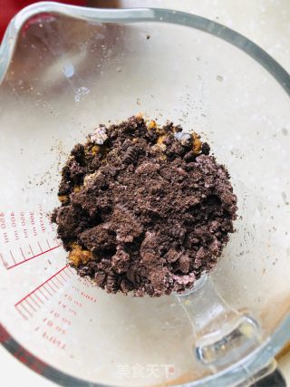 Light Fat Durian Cheese Oreo Cake recipe
