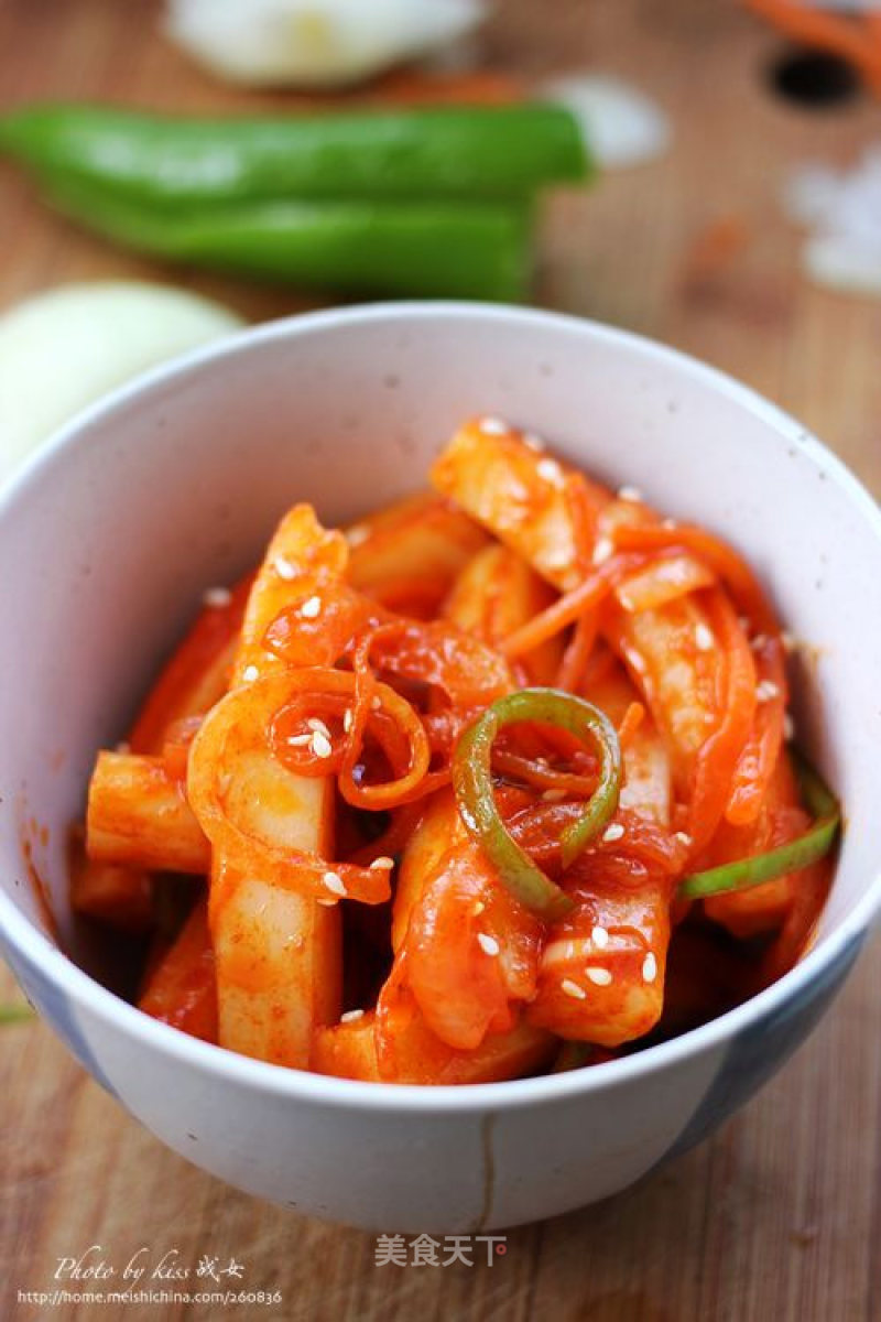 Spicy Q Bomb---spicy Stir-fried Rice Cake recipe