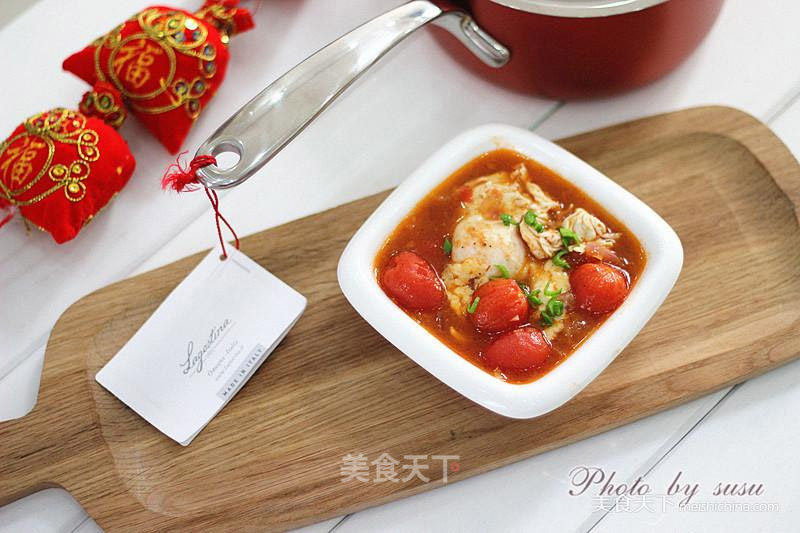 Baked Egg with Tomato recipe