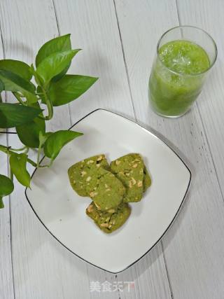 Peanut Matcha Biscuits recipe