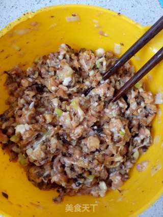 Binghua Fried Dumplings (mushroom and Pork Stuffing) recipe