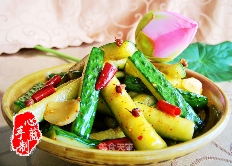 Xinlan Hand-made Private Kitchen [double Pepper Crispy Cucumber Strips]-change Your Life to Another Way of Living recipe