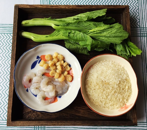 Mustard Seafood Congee recipe