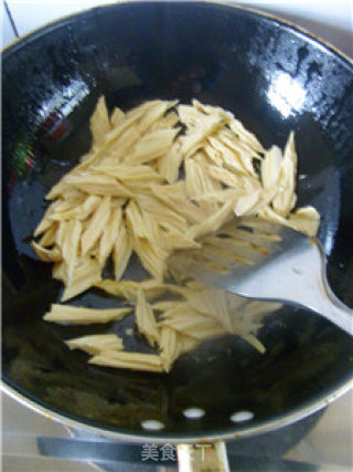 Fried Yuba with Double Pepper recipe