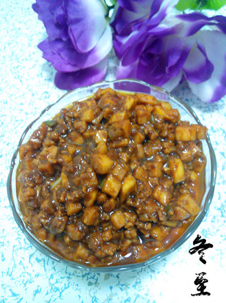 Fried King Pleurotus Meat Sauce recipe