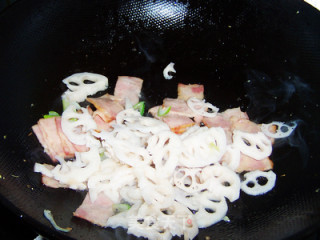 Bacon Lotus Root recipe