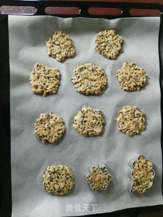 Sugar-free Sesame Oatmeal Cookies recipe