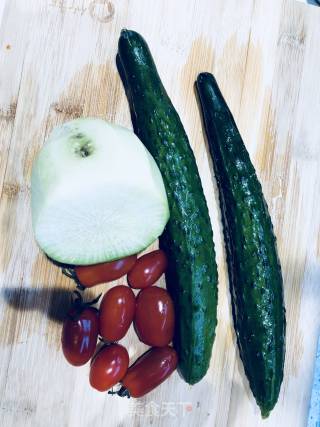 Tossed Cucumber Shreds recipe