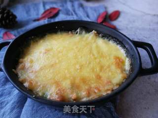 Cheese Baked Mashed Potatoes recipe