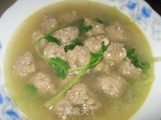 Lamb Meatball Soup recipe