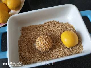 Pumpkin Glutinous Rice Sesame Balls recipe