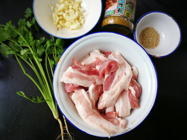 Curry Fried Pork Belly recipe
