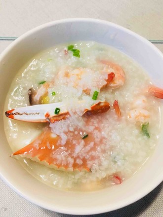 Shrimp and Crab Congee recipe