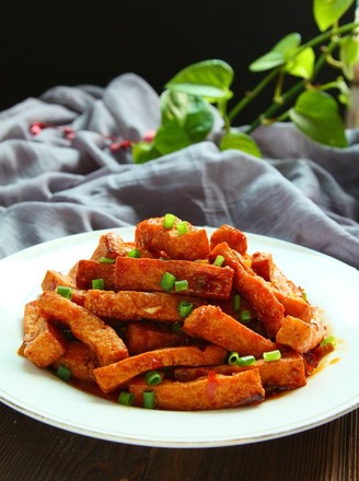 Fish-flavored Crispy Tofu recipe