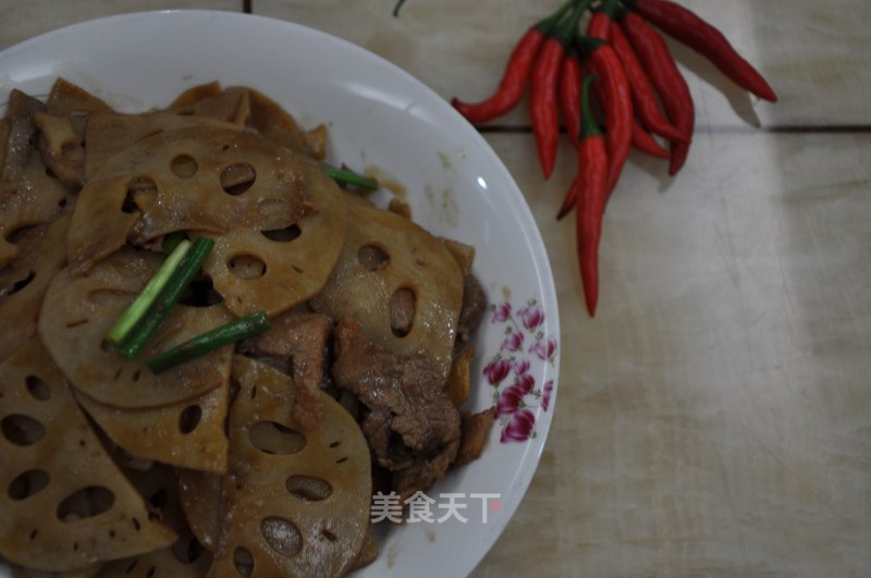 Braised Lotus Root with Sauce recipe