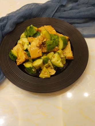 Cucumber Vegetarian Chicken (not Spicy Version) recipe
