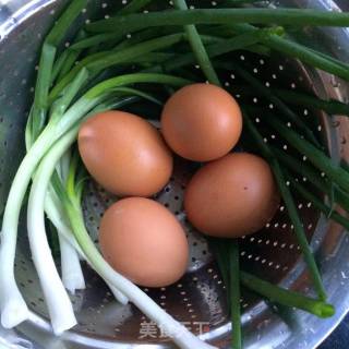 Scrambled Eggs with Scallions recipe