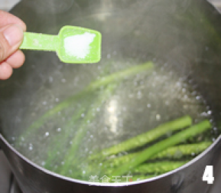 Asparagus in Oyster Sauce with Ham recipe