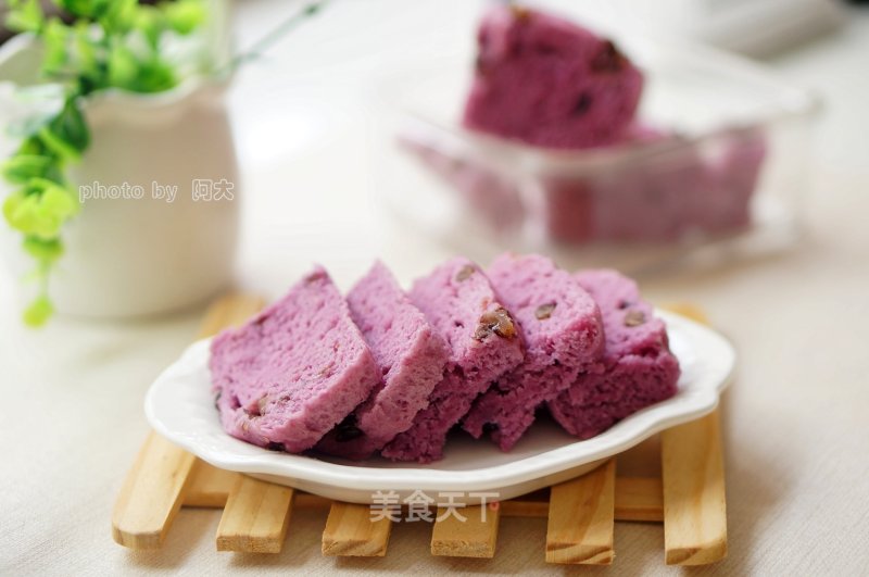 Purple Sweet Potato and Honey Bean Paste recipe