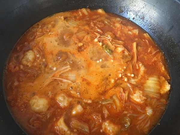 Kimchi Long Lee Fish Hot Pot recipe