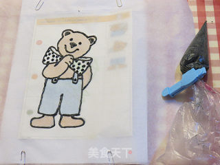 #柏翠大赛#cartoon Painting. 【purple Potato Yogurt Cake Roll】 recipe