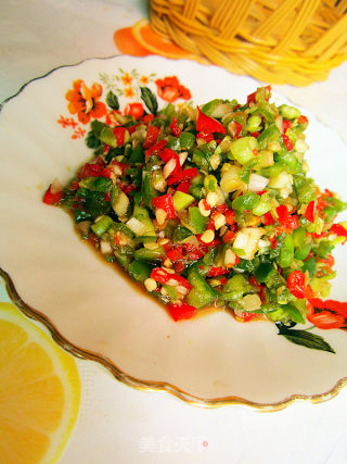 Garlic with Double Pepper recipe