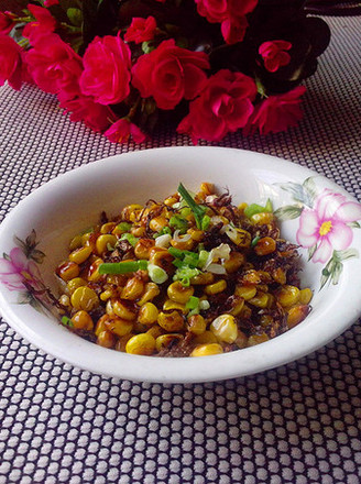 Stir-fried Corn with Olive Vegetables