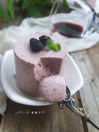 Mulberry Wine Mousse recipe