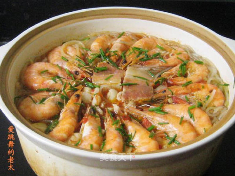 Vermicelli and Prawns in Clay Pot recipe