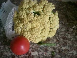 Stir-fried Cauliflower Tomatoes recipe