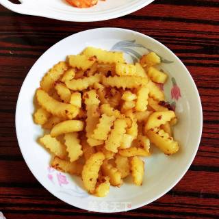 Salt and Pepper Potato Shrimp recipe
