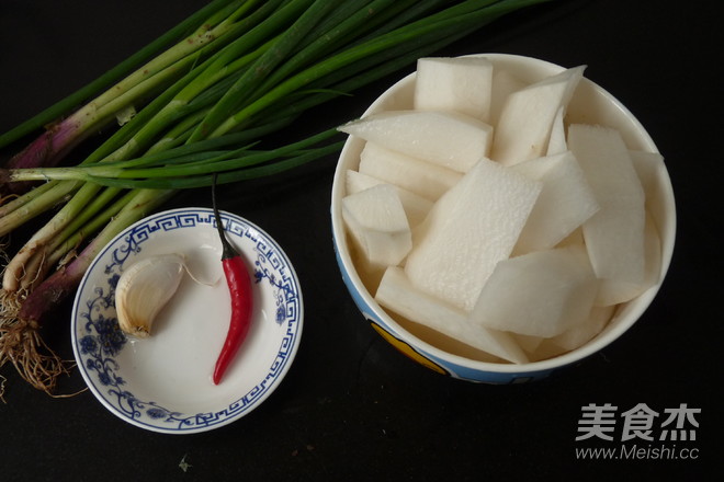 Scallion Radish recipe