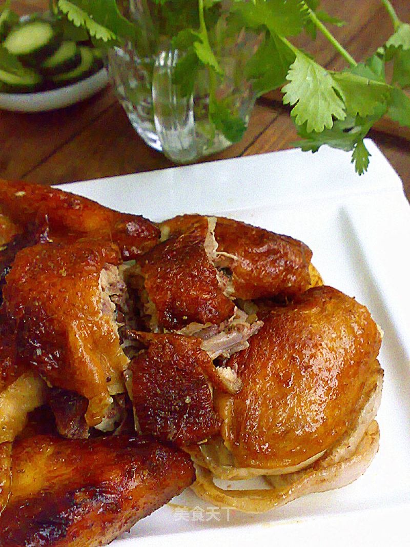 [trial Report of Changdi 3.5 Electric Oven] Scallion Roast Chicken recipe