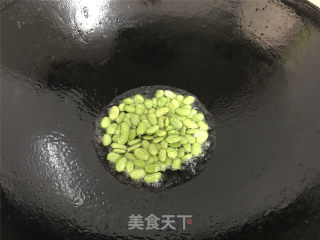 Fried Water Chestnut with Edamame recipe