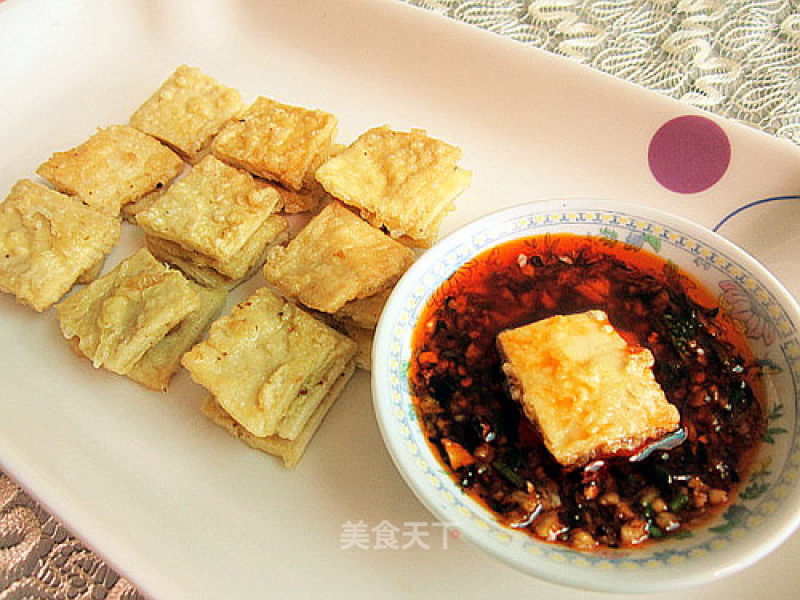 Crispy Tofu with Dipping Sauce recipe