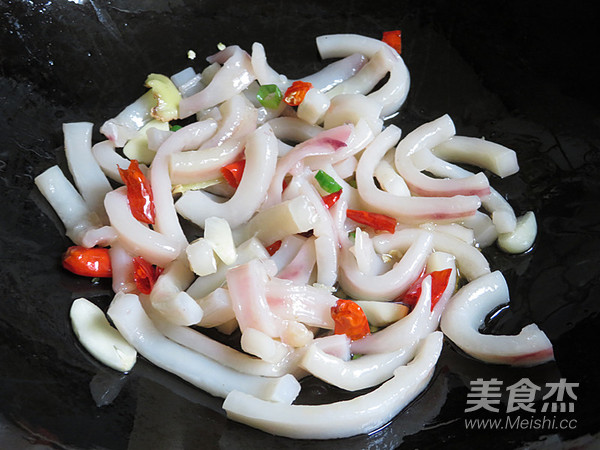 Squid Fried Winter Melon Skin recipe