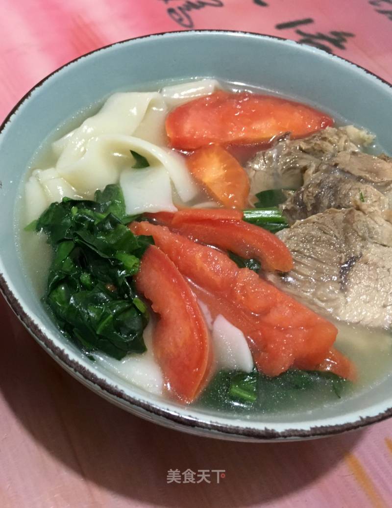 Beef Tendon Noodles in Broth recipe