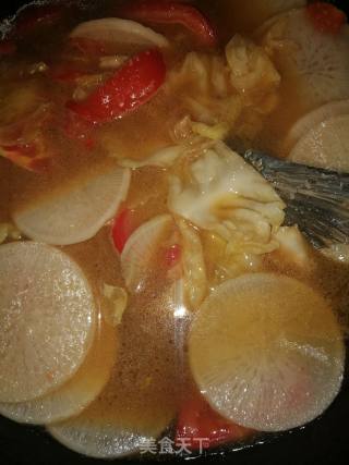 Sauerkraut Fish with Tomatoes recipe