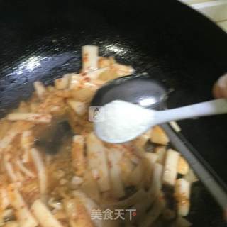Kimchi Fried Rice Cake recipe