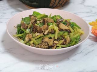 Stir-fried Pork with Green Pepper recipe