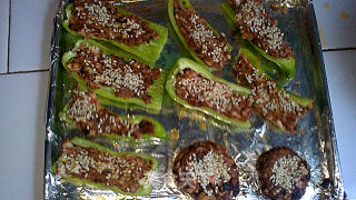 Oven Patties of Mini Patties and Green Pepper Patties recipe