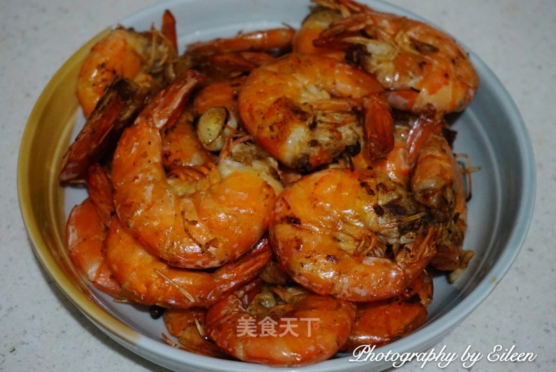 Simple Fried Shrimp in Oil recipe