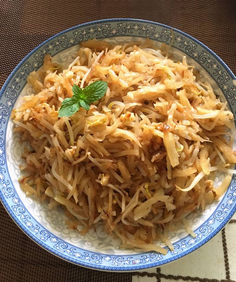 Fried Mung Bean Sprouts recipe