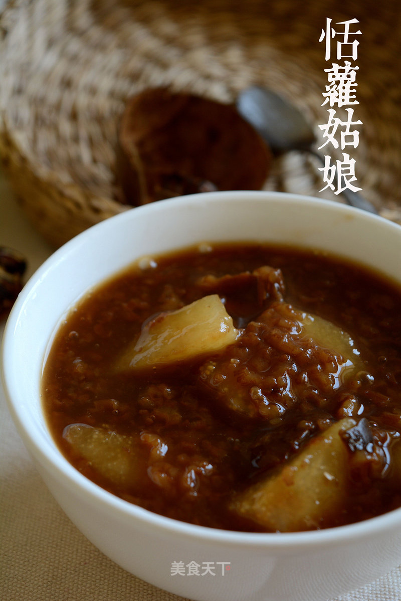 Mangosteen and Pear Porridge recipe