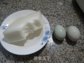 Steamed Winter Melon with Salted Duck Egg recipe