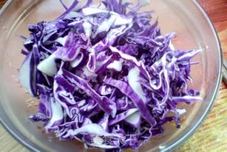 Beauty Side Dish-purple Cabbage Salad recipe