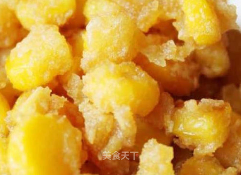 How to Make Golden Corn Kernels with Distinct Grains [baked Corn with Salted Egg Yolk] recipe