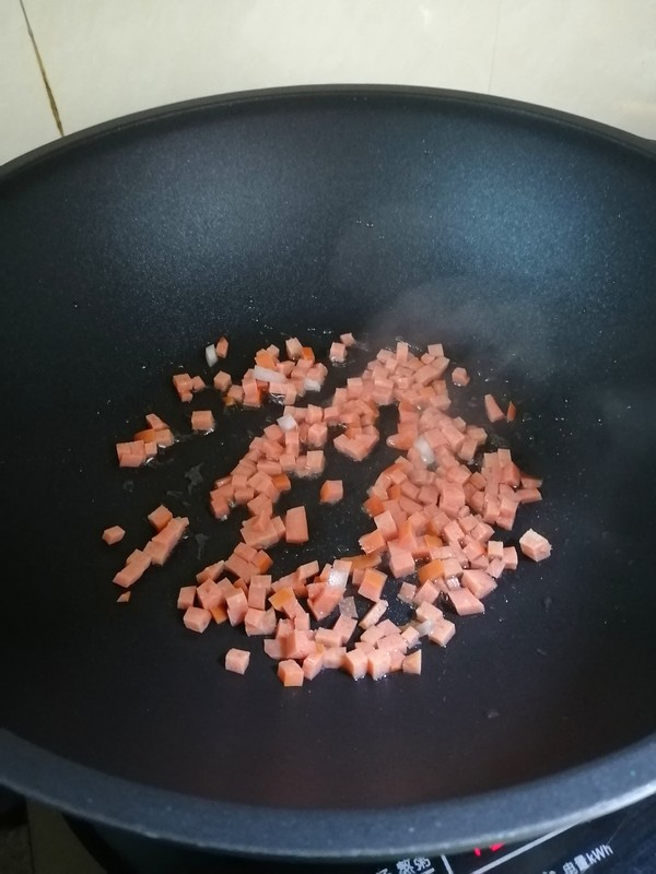 Dinner for One Person~~ Fried Rice with Mixed Vegetables recipe