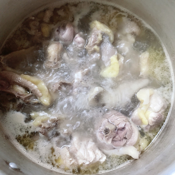Puffer Fish Stewed Chicken Soup recipe