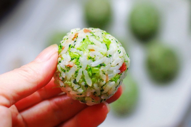 Broccoli Germ Rice Ball recipe